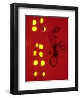 Bmx Cyclist-Paul Sutton-Framed Photographic Print