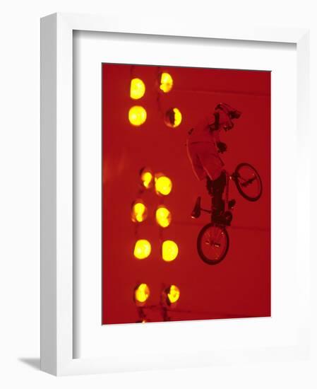 Bmx Cyclist-Paul Sutton-Framed Photographic Print