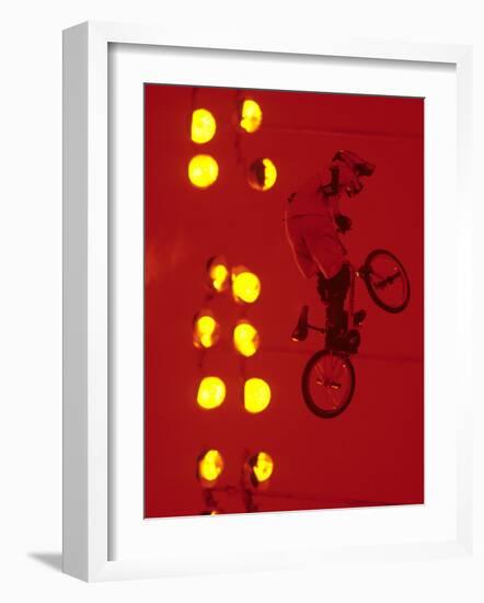 Bmx Cyclist-Paul Sutton-Framed Photographic Print