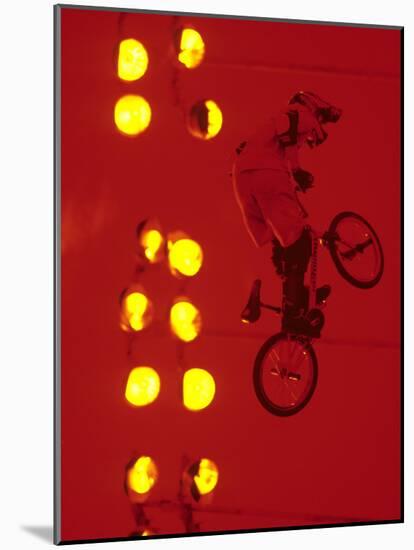 Bmx Cyclist-Paul Sutton-Mounted Photographic Print