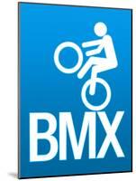 BMX Sports Poster Print-null-Mounted Poster