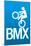 BMX Sports-null-Mounted Art Print