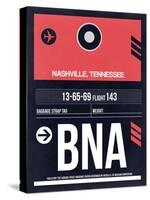 BNA Nashville Luggage Tag I-NaxArt-Stretched Canvas