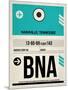 BNA Nashville Luggage Tag II-NaxArt-Mounted Art Print