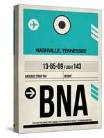 BNA Nashville Luggage Tag II-NaxArt-Stretched Canvas