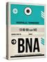 BNA Nashville Luggage Tag II-NaxArt-Stretched Canvas