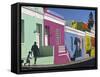 Bo-Kaap, Cape Town, South Africa-Peter Adams-Framed Stretched Canvas