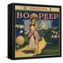 Bo Peep Brand - San Dimas, California - Citrus Crate Label-Lantern Press-Framed Stretched Canvas