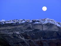 Full Moon over Santorini-Bo Zaunders-Photographic Print