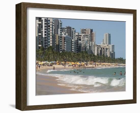 Boa Viagem Beach, Recife, Pernambuco, Brazil, South America-Richardson Rolf-Framed Photographic Print