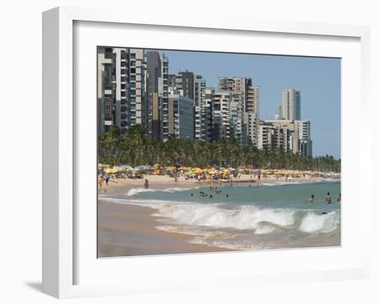 Boa Viagem Beach, Recife, Pernambuco, Brazil, South America-Richardson Rolf-Framed Photographic Print