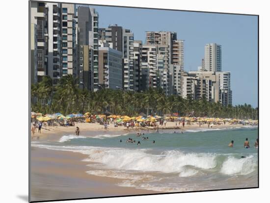 Boa Viagem Beach, Recife, Pernambuco, Brazil, South America-Richardson Rolf-Mounted Photographic Print