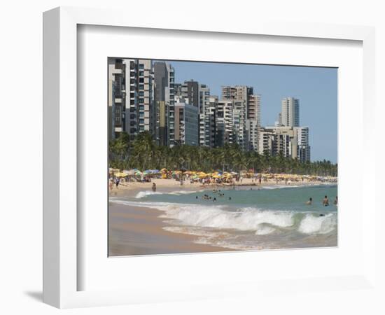 Boa Viagem Beach, Recife, Pernambuco, Brazil, South America-Richardson Rolf-Framed Photographic Print