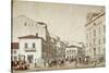 Boa Vista Square in Recife, from Souvenir of Pernabuco, by F. Kaus, 1850-null-Stretched Canvas