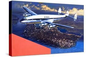 Boac Plane, from 'speed and Power'-Wilf Hardy-Stretched Canvas