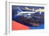 Boac Plane, from 'speed and Power'-Wilf Hardy-Framed Giclee Print