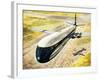 Boac's Comet 4 Passenger Aircraft-Roy Cross-Framed Giclee Print