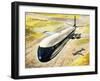 Boac's Comet 4 Passenger Aircraft-Roy Cross-Framed Giclee Print