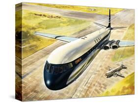 Boac's Comet 4 Passenger Aircraft-Roy Cross-Stretched Canvas