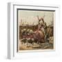 Boadicea and Her Army-Joseph Kronheim-Framed Art Print