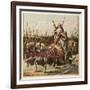 Boadicea and Her Army-Joseph Kronheim-Framed Art Print