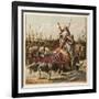 Boadicea and Her Army-Joseph Kronheim-Framed Art Print