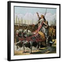 Boadicea and Her Army-null-Framed Giclee Print