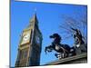 Boadicea (Boudicca) and Big Ben, London, England, United Kingdom-Ethel Davies-Mounted Photographic Print