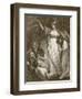 Boadicea Haranging the Britons, Engraved by Sharp-John Opie-Framed Giclee Print