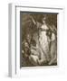 Boadicea Haranging the Britons, Engraved by Sharp-John Opie-Framed Giclee Print