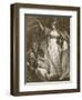 Boadicea Haranging the Britons, Engraved by Sharp-John Opie-Framed Premium Giclee Print