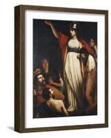 Boadicea Haranguing the Britons-John Opie-Framed Giclee Print