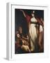 Boadicea Haranguing the Britons-John Opie-Framed Giclee Print