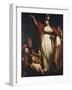 Boadicea Haranguing the Britons-John Opie-Framed Giclee Print