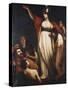 Boadicea Haranguing the Britons-John Opie-Stretched Canvas