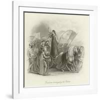 Boadicea Haranguing the Britons-null-Framed Giclee Print