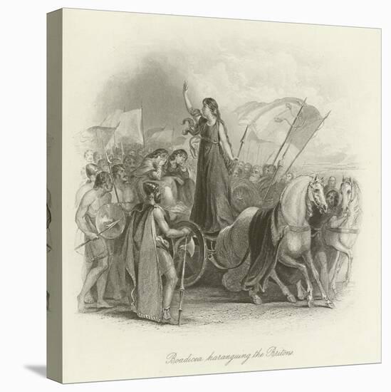 Boadicea Haranguing the Britons-null-Stretched Canvas