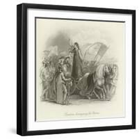 Boadicea Haranguing the Britons-null-Framed Giclee Print