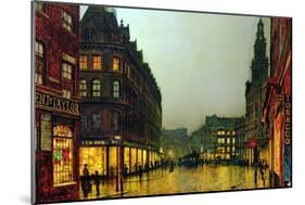 Boar Lane, Leeds, 1881-John Atkinson Grimshaw-Mounted Giclee Print