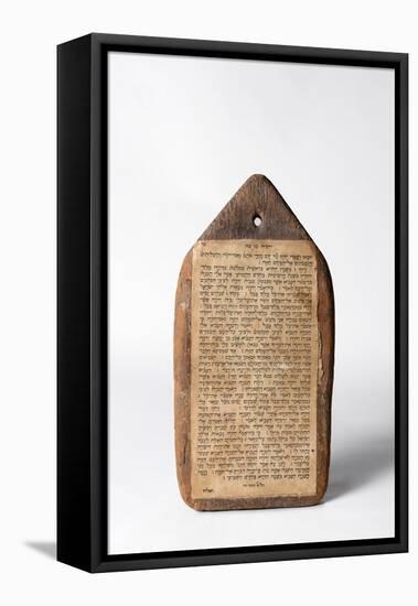 Board for Learning the Alphabet and the Bible, 1940S-null-Framed Stretched Canvas