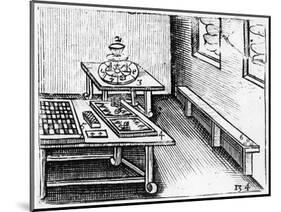 Board Games from 'Orbis Sensualium Pictus', 1658-John Amos Comenius-Mounted Giclee Print