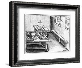 Board Games from 'Orbis Sensualium Pictus', 1658-John Amos Comenius-Framed Giclee Print