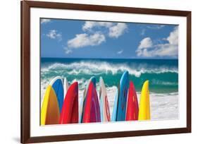 Board in Maui II-null-Framed Art Print