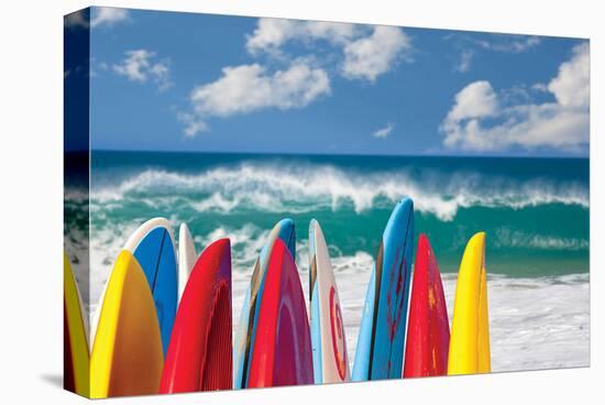 Board in Maui II-null-Stretched Canvas