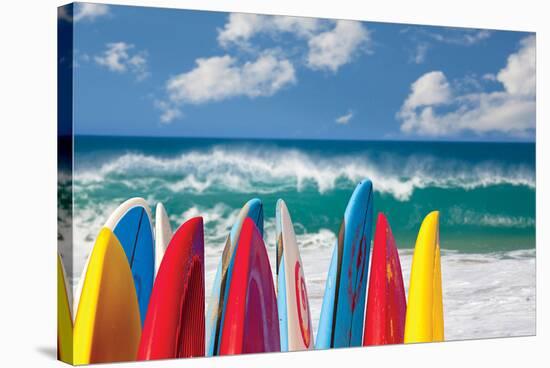 Board in Maui II-null-Stretched Canvas