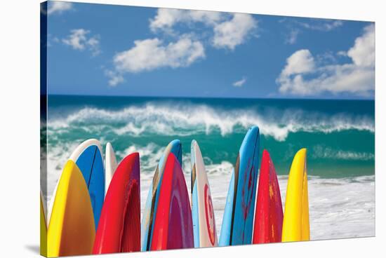 Board in Maui II-null-Stretched Canvas