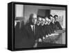 Board of Directors During Corporation Proxy Fight-Frank Scherschel-Framed Stretched Canvas