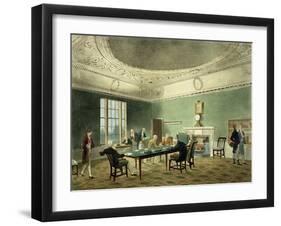 Board of Trade from "Ackermann's Microcosm of London"-T. & Pugin Rowlandson-Framed Giclee Print