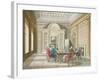 Board Room of The Admiralty, 1808-T. Rowlandson-Framed Giclee Print