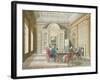 Board Room of The Admiralty, 1808-T. Rowlandson-Framed Giclee Print